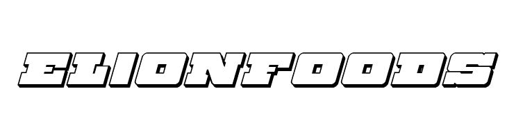 Chicago Express 3D Italic  Free Fonts Download