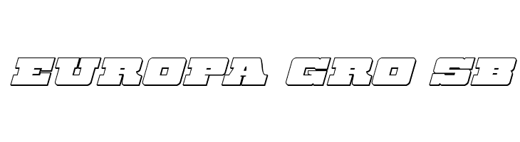 Chicago Express Outline Italic  Free Fonts Download