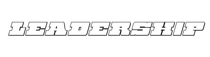 Chicago Express Outline Italic  Free Fonts Download