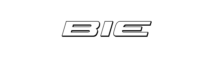 Classic Cobra 3D Italic  Free Fonts Download
