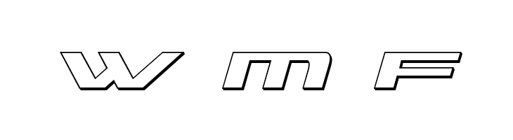 Classic Cobra 3D Italic  Free Fonts Download