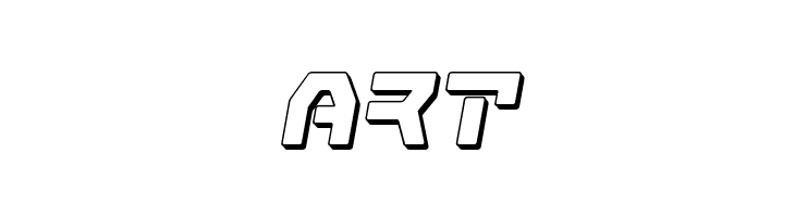 Command Override 3D Italic  Free Fonts Download