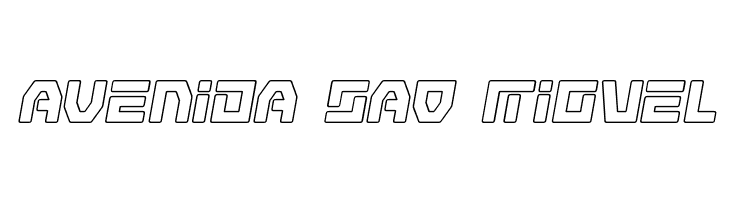 Command Override Outline Italic  Free Fonts Download