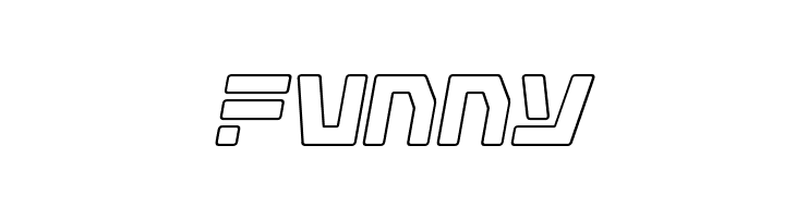 Command Override Outline Italic  Free Fonts Download