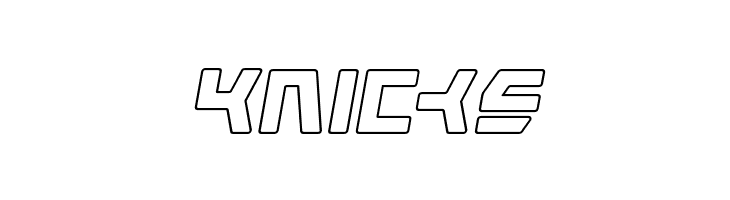 Command Override Outline Italic  Free Fonts Download