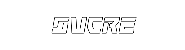 Command Override Outline Italic  Free Fonts Download