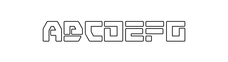 Command Override Outline  Free Fonts Download