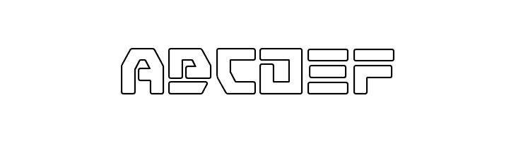 Command Override Outline  Free Fonts Download