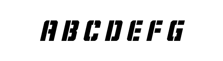 Covert Ops Title Italic  Free Fonts Download