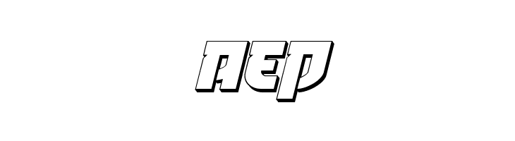 Crazy Ivan 3D Italic  Free Fonts Download