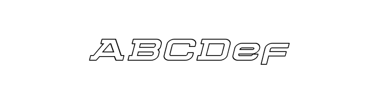 Cydonia Century Outline Italic  Free Fonts Download