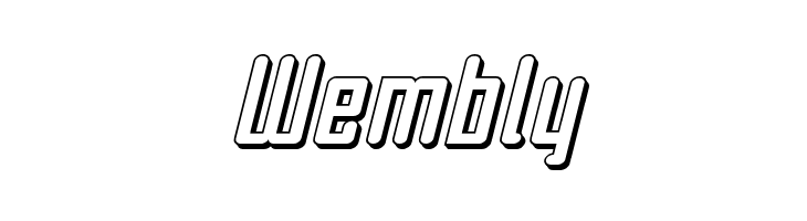 Darklighter 3D Italic  Free Fonts Download