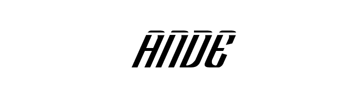 Department H Laser Italic  Free Fonts Download