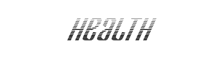 Department H Gradient Italic  Free Fonts Download