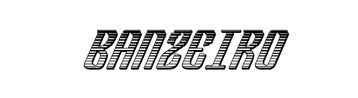 Department H Chrome Italic  Free Fonts Download