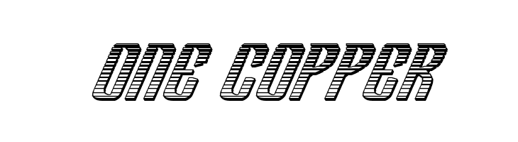 Department H Chrome Italic  Free Fonts Download