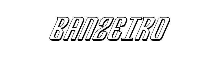 Department H 3D Italic  Free Fonts Download