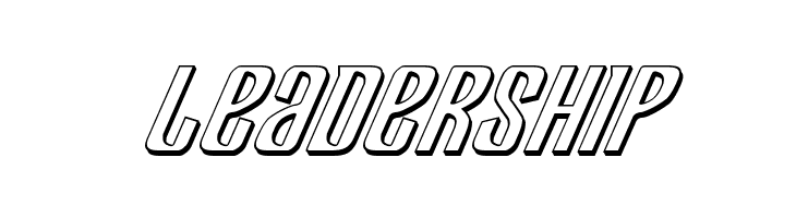 Department H 3D Italic  Free Fonts Download