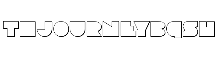 Disco Deck Outline  Free Fonts Download