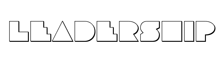 Disco Deck Outline  Free Fonts Download