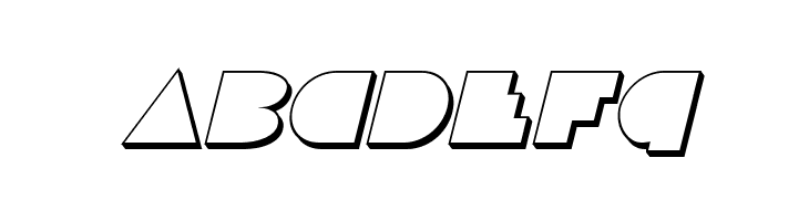 Disco Deck 3D Italic  Free Fonts Download