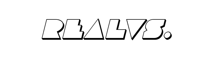 Disco Deck 3D Italic  Free Fonts Download