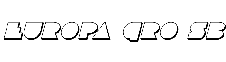 Disco Deck 3D Italic  Free Fonts Download