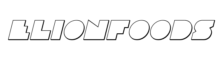 Disco Deck Outline Italic  Free Fonts Download