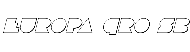 Disco Deck Outline Italic  Free Fonts Download