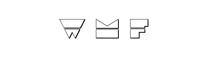 Disco Duck Outline  Free Fonts Download