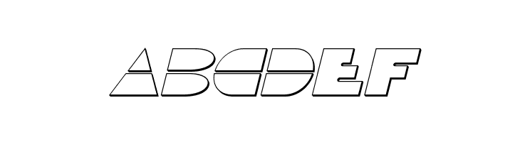 Disco Duck Outline Italic  Free Fonts Download