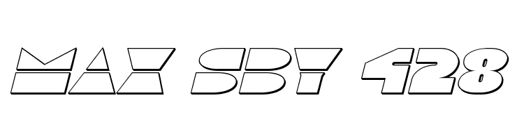 Disco Duck Outline Italic  Free Fonts Download