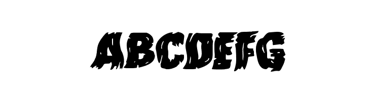 Dokter Monstro Warped Italic  Free Fonts Download