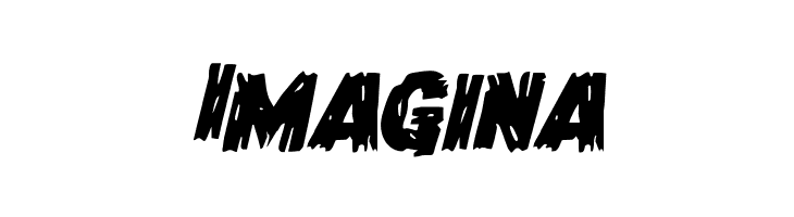 Dokter Monstro Staggered Italic  Free Fonts Download