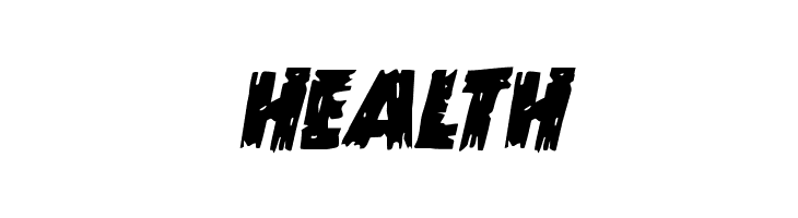 Dokter Monstro Staggered Italic  Free Fonts Download