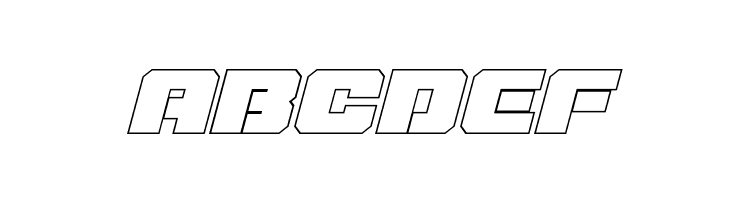 Drone Tracker Thin Outline Italic  Free Fonts Download