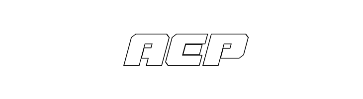 Drone Tracker Thin Outline Italic  Free Fonts Download