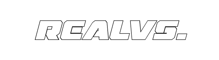 Drone Tracker Thin Outline Italic  Free Fonts Download