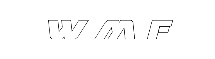 Drone Tracker Thin Outline Italic  Free Fonts Download