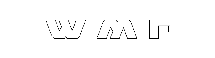 Drone Tracker Thin Outline  Free Fonts Download