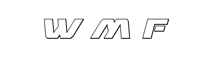 Drone Tracker Outline Italic  Free Fonts Download