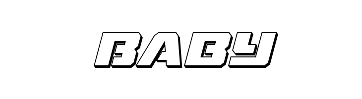 Drone Tracker 3D Italic  Free Fonts Download