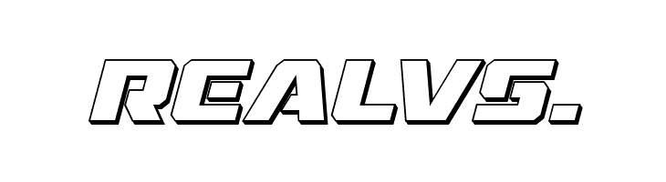 Drone Tracker 3D Italic  Free Fonts Download