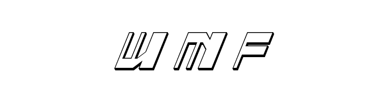 Drosselmeyer 3D Italic  Free Fonts Download