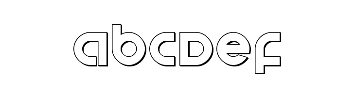 Echo Station Outline  Free Fonts Download