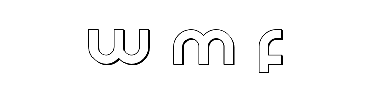 Echo Station Outline  Free Fonts Download