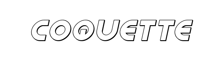 Echo Station Outline Italic  Free Fonts Download