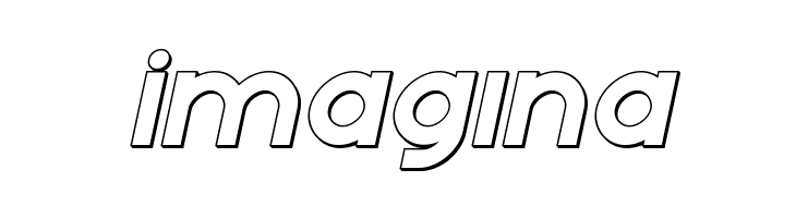 Echo Station Outline Italic  Free Fonts Download