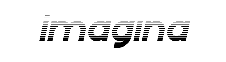 Echo Station Gradient Italic  Free Fonts Download