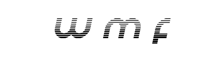 Echo Station Gradient Italic  Free Fonts Download